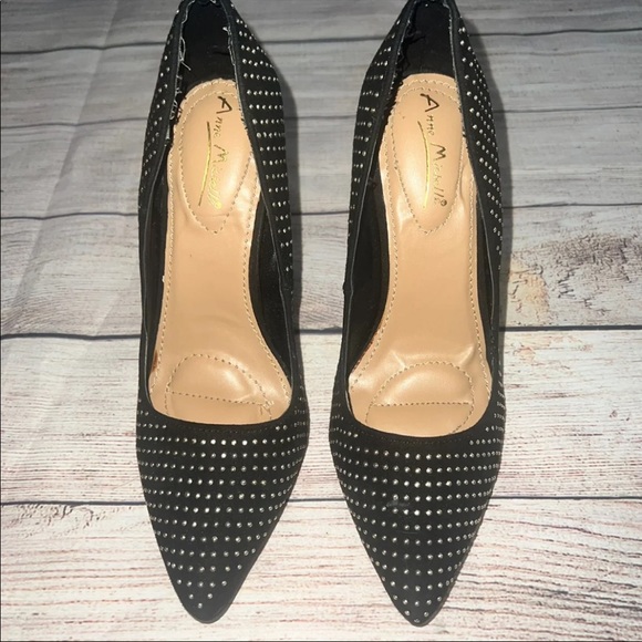 beaded anne michelle heels - Picture 2 of 7